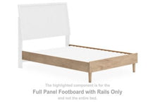 Load image into Gallery viewer, Cielden - Full Panel Footboard With Rails - Tan
