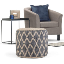 Load image into Gallery viewer, Edgeley - Handcrafted Round Pouf
