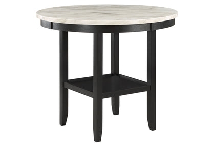 D40011 - 5 Piece Dining Room Set (D40011 Bar Table And D1622 Four Bar Stools) - Dark Gray