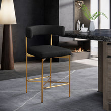 Load image into Gallery viewer, Rivage - Durable Stool With Gold Frame (Set of 2)
