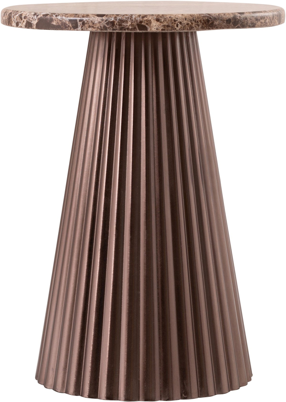 Cindra - Genuine Marble Top And Iron Base Table
