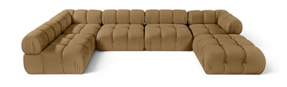 Orin - 6 Piece Modular Sectional (3 Modular Chairs, 2 Corner Chairs & Ottoman)