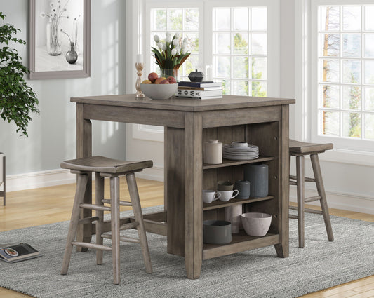 Hartford - Backless Gathering Stool (Set of 2) - Rustic