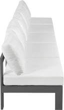 Load image into Gallery viewer, Nizuc - Outdoor Patio 5 Seat Modular Armless Sofa With Gray Frame
