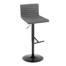 Load image into Gallery viewer, Mason - Contemporary Adjustable Barstool With Swivel With Straight T Footrest (Set of 2)
