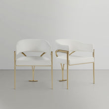 Load image into Gallery viewer, Madelyn - Dining Chair (Set of 2) - Brushed Brass
