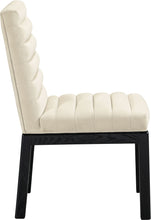 Load image into Gallery viewer, Evelyn - Dining Chair With Black Legs
