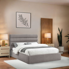 Load image into Gallery viewer, Adam - Linen Fabric Bed With 52" Headboard
