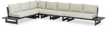 Load image into Gallery viewer, Maldives - 5 Piece Water Resistant Outdoor Patio Modular Sectional With Gray Base
