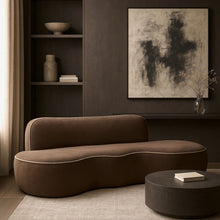 Load image into Gallery viewer, Swerve - Velvet 101" Upholstered Sofa
