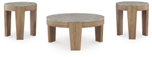 Load image into Gallery viewer, Guystone - Occasional Table Set (Set of 3) - Light Brown
