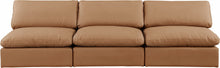 Load image into Gallery viewer, Comfy - Faux Leather Modular Armless Sofa 3 Seats
