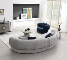 Load image into Gallery viewer, U307 - Modern Curved Sofa - Gray
