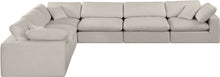 Load image into Gallery viewer, Comfy - 6 Piece Linen Modular Corner Sectional

