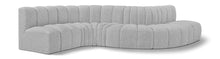 Load image into Gallery viewer, Arc - Boucle Fabric 6 Piece Curved Modular Sofa
