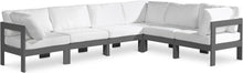 Load image into Gallery viewer, Nizuc - Outdoor Patio 6 Piece Modular Sectional With Gray Frame
