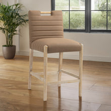 Load image into Gallery viewer, Aimee - Counter Stool - Light Brown Legs
