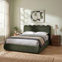 Load image into Gallery viewer, Tempo - Velvet Upholstered Bed
