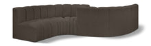 Load image into Gallery viewer, Arc - Boucle Fabric 6 Piece Modular Sofa - Black
