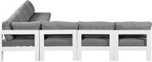 Load image into Gallery viewer, Nizuc - Outdoor Patio 7 Piece Modular Sectional With White Frame
