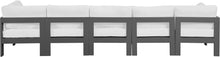 Load image into Gallery viewer, Nizuc - Outdoor Patio 5 Seat Modular Sofa With Gray Frame
