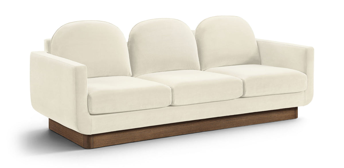 Diviento - Velvet Performance Fabric Upholstered Sofa