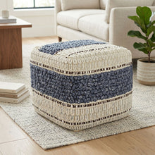 Load image into Gallery viewer, Grady - Handcrafted Square Pouf
