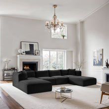 Load image into Gallery viewer, Shaggy - 6 Piece Modular Sectional With 2 Ottomans
