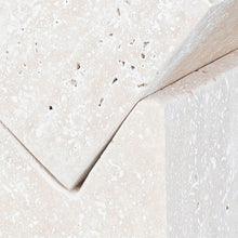 Load image into Gallery viewer, Quad - Travertine Decorative Cube - Natural

