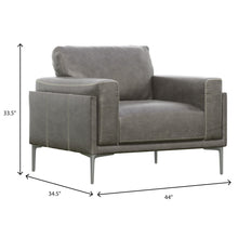 Load image into Gallery viewer, Transitional Fabric Chair - Dark Gray
