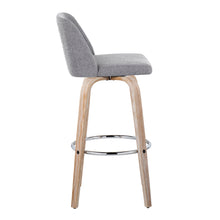 Load image into Gallery viewer, Toriano - Contemporary Fixed Height Barstool With Swivel &amp; Round Footrest (Set of 2)
