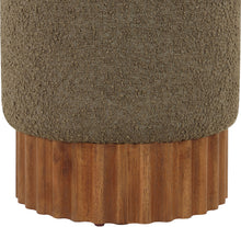Load image into Gallery viewer, Veranda - Ottoman / Stool With Brown Base
