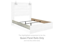 Load image into Gallery viewer, Cambeck - Queen Panel Rails - Whitewash
