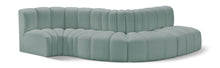 Load image into Gallery viewer, Arc - Faux Leather 5 Piece Modular Sofa

