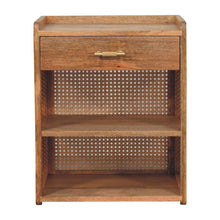 Load image into Gallery viewer, Larissa - T Bar Open Bedside Table - Oak
