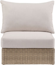 Load image into Gallery viewer, Seacrest - Olefin Water Resistant Fabric And Wicker Outdoor Patio Armless Chair
