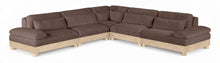 Load image into Gallery viewer, Turin - Chenille Fabric Upholstered Modular Sectional - Brown
