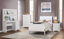 Load image into Gallery viewer, Charlie - Twin Bed With LED Side Rails - White
