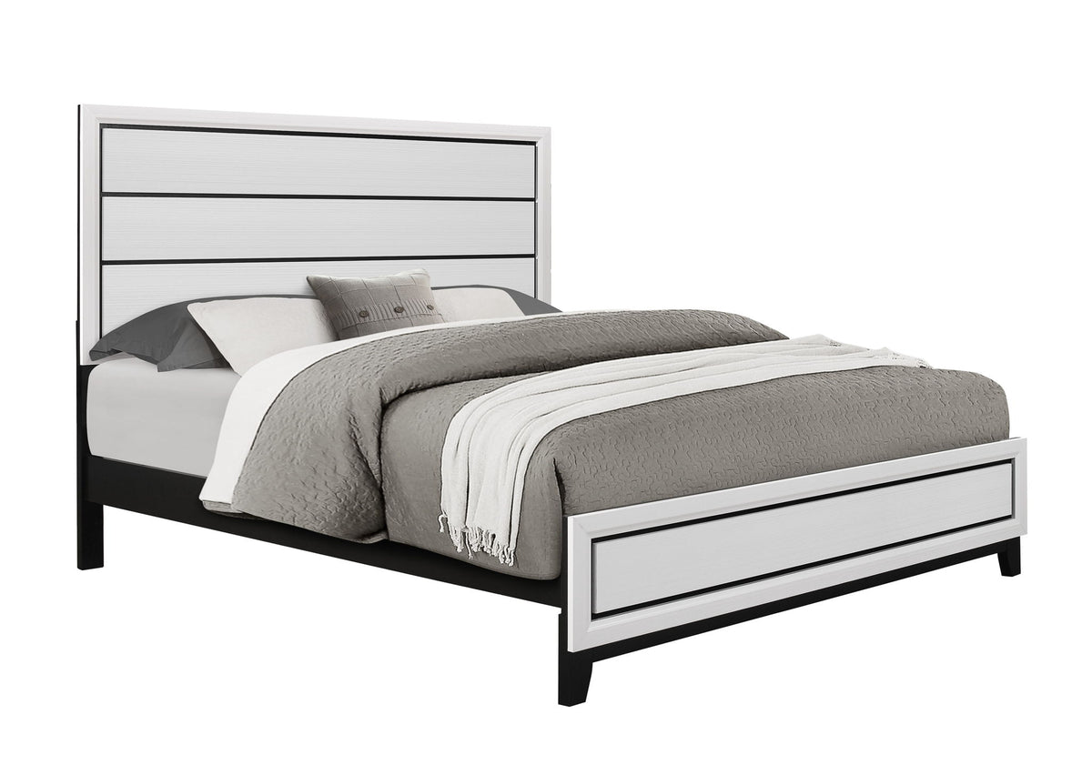Kate - King Bed Headboard & Footboard - White