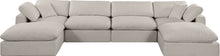 Load image into Gallery viewer, Comfy - 6 Piece Linen Modular Double Chaise Sectional
