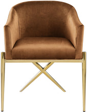 Load image into Gallery viewer, Xavier - Dining Chair with Gold Legs
