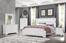 Load image into Gallery viewer, Pompei - 4 Piece Queen Bedroom Set (Bed With LED, Dresser, Mirror, Nightstand) - White

