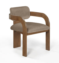 Load image into Gallery viewer, Cedra - Velvet Performance Fabric Upholstered Dining Chair (Set of 2) - Brown Frame
