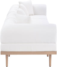 Load image into Gallery viewer, Laguna - 4 Piece Resilient Water Resistant Fabric 142" Upholstered Outdoor Patio Modular Sofa
