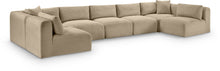Load image into Gallery viewer, Shaggy - Fabric 7 Piece Modular U-Shaped Armless Sectional
