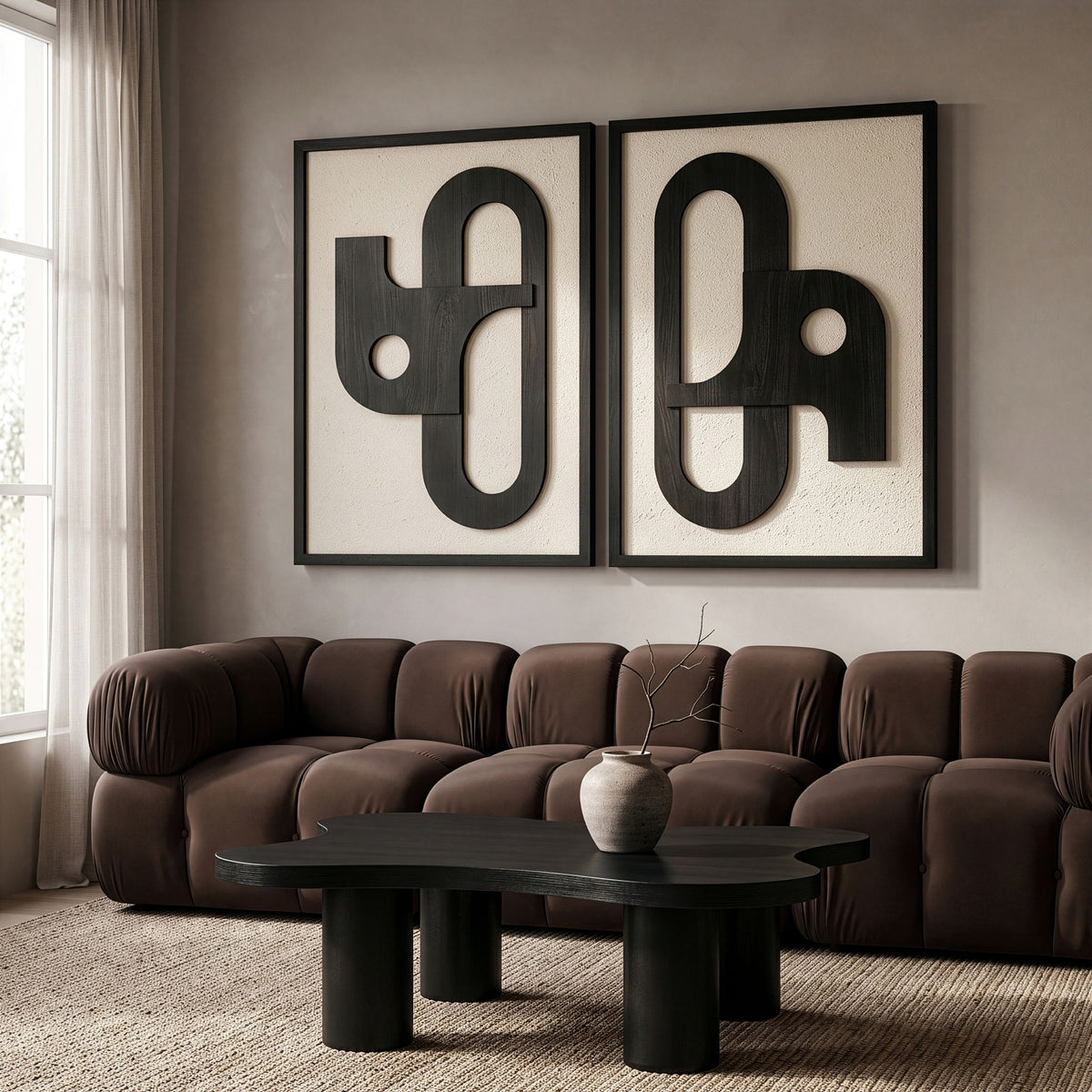 Arid - 74" x 48"  Piece Wall Art