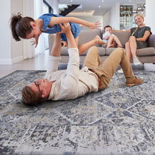 Load image into Gallery viewer, Payas - 5' X 7' Traditional Area Rug - Gray / Blue

