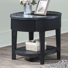 Load image into Gallery viewer, Tate - Round One Drawer End Table - Black
