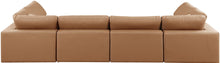 Load image into Gallery viewer, Comfy - 6 Piece Faux Leather Modular Armless Sectional
