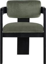 Load image into Gallery viewer, Sacha - Velvet Dining Chair With Black Base (Set of 2)
